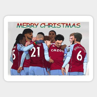 aston villa football club print poster squad team Sticker